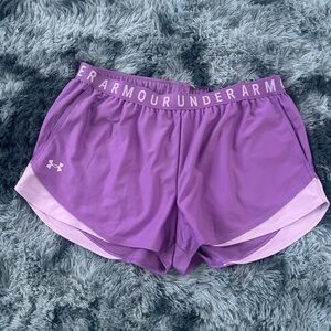 Under Armour Women's Lavender Athletic Shorts